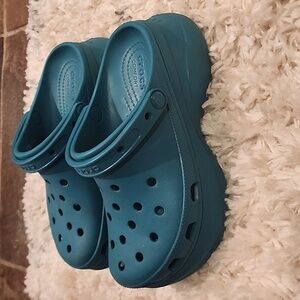 Crocs Platforms size 7